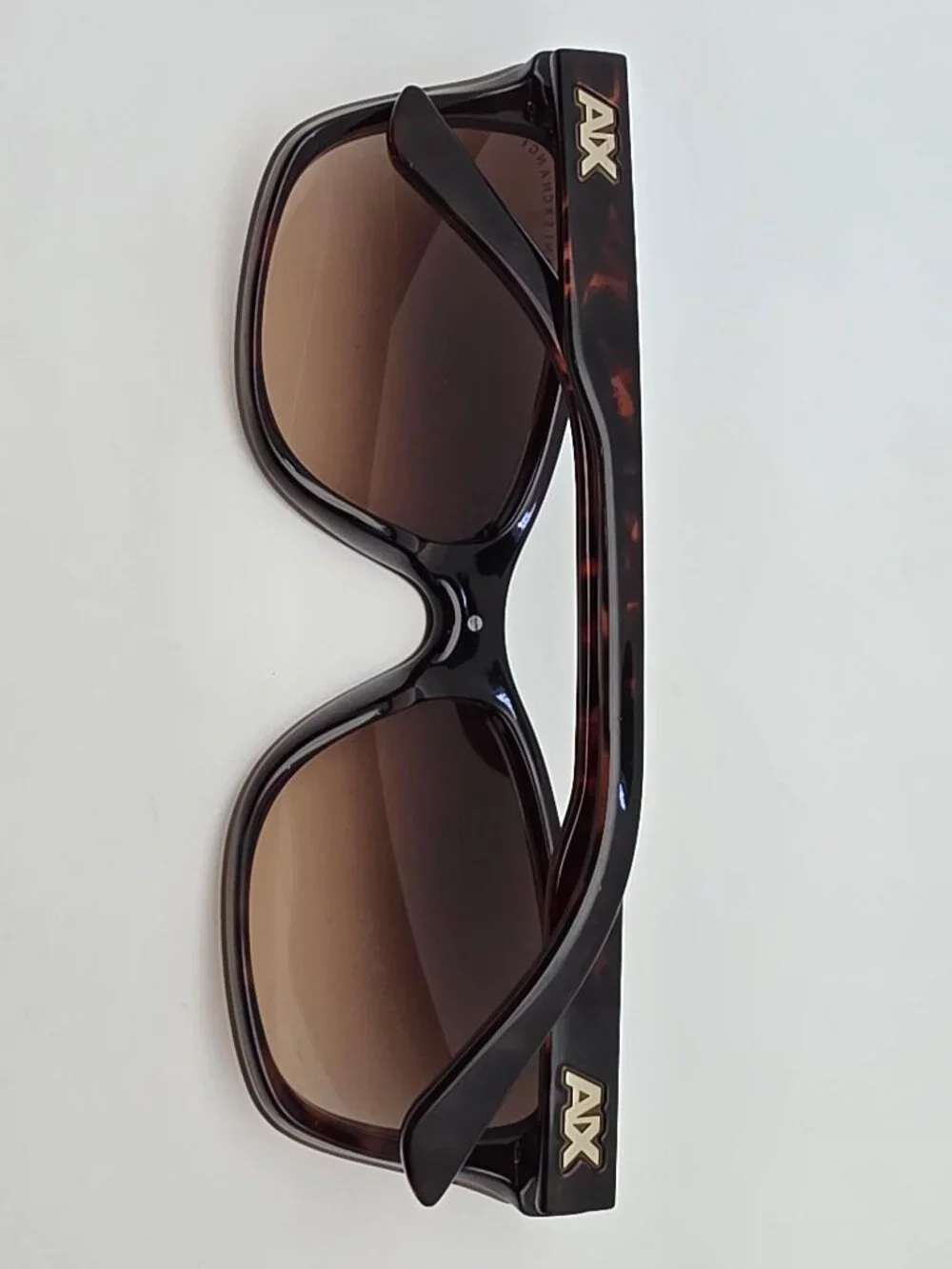Armani Exchange AX4027S Tortoise Frame Brown Gradient Lens Shield Sunglasses